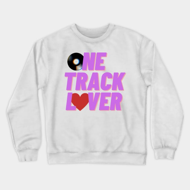 One Track Lover Garth Marenghi’s Darkplace Crewneck Sweatshirt by mywanderings